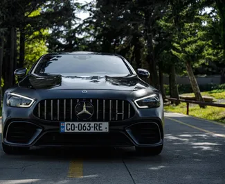 Noleggio auto Mercedes-Benz AMG GT63 2021 in Georgia, con carburante Benzina e 630 cavalli di potenza ➤ A partire da 570 GEL al giorno.