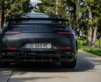 Noleggio Mercedes-Benz AMG GT63. Auto Lusso per il noleggio in Georgia ✓ Cauzione di Deposito di 1300 GEL ✓ Opzioni assicurative RCT, CDW, Passeggeri.