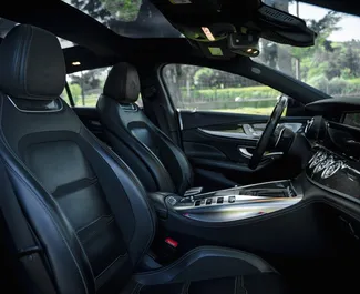 Mercedes-Benz AMG GT63 2021 disponibile per il noleggio a Tbilisi, con limite di chilometraggio di illimitato.