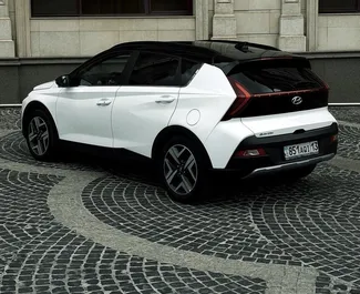 Hyundai Bayon 2023 zur Miete verfügbar in Almaty, mit Kilometerbegrenzung 200 km/Tag.