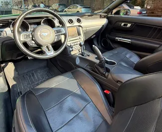 Ford Mustang Cabrio kiralama. Premium, Lüks, Cabrio Türünde Araç Kiralama Ermenistan'da ✓ Depozito 500 USD ✓ TPL, FDW, Yurtdışı, Genç sigorta seçenekleri.
