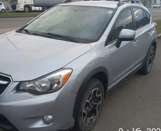 Frontansicht eines Mietwagens Subaru Crosstrek in Tiflis, Georgien ✓ Auto Nr.16650. ✓ Automatisch TM ✓ 0 Bewertungen.