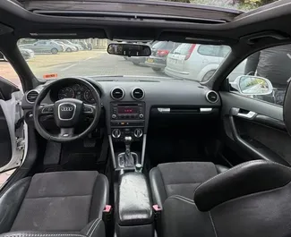 Audi A3 2013 automašīnas noma Albānijā, iezīmes ✓ Dīzeļdegviela degviela un 105 zirgspēki ➤ Sākot no 20 EUR dienā.