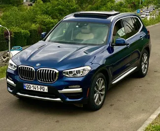 Vermietung BMW X3. Komfort, Premium, Crossover Fahrzeug zur Miete in Georgien ✓ Kaution Einzahlung von 500 GEL ✓ Versicherungsoptionen KFZ-HV.