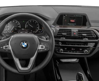 Pronájem BMW X3. Auto typu Komfort, Prémiová, Crossover k pronájmu v Gruzii ✓ Vklad 540 GEL ✓ Možnosti pojištění: TPL, CDW, Cestující, Krádež, Young.