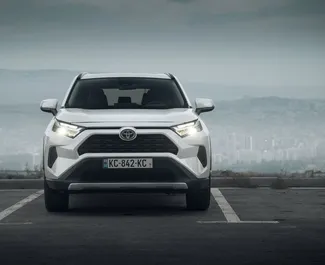 Toyota Rav4 2022 car hire in Georgia, featuring ✓ Hybrid fuel and 194 horsepower ➤ Starting from 120 GEL per day.