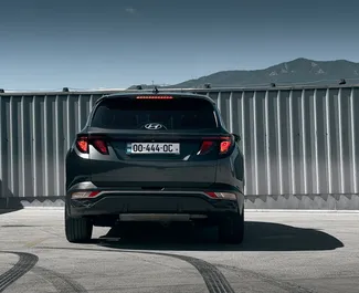 Petrol 2.5L engine of Hyundai Tucson 2022 for rental in Tbilisi.
