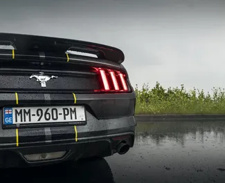 Petrol 3.5L engine of Ford Mustang Shelby GT500 2016 for rental in Tbilisi.