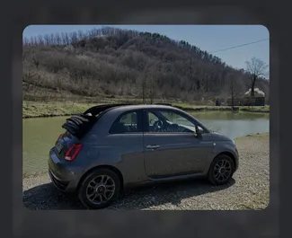Fiat 500 Cabrio 2015 mit Antriebssystem Frontantrieb, verfügbar in Batumi.
