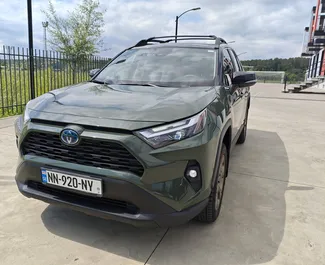 Front view of a rental Toyota RAV4 in Kutaisi, Georgia ✓ Car #17408. ✓ Automatic TM ✓ 0 reviews.