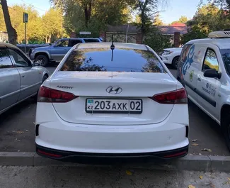 Pronájem Hyundai Accent. Auto typu Ekonomická k pronájmu v Kazachstánu ✓ Bez zálohy ✓ Možnosti pojištění: TPL, Bez vkladu.